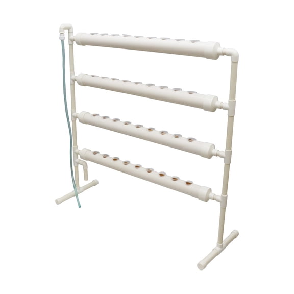 98*35*110 Vertical Single-Sided Terraced Type 36 Plant Site Grow Kit Hydroponic Pipeline Vegetable Planting Machine PVC 110V