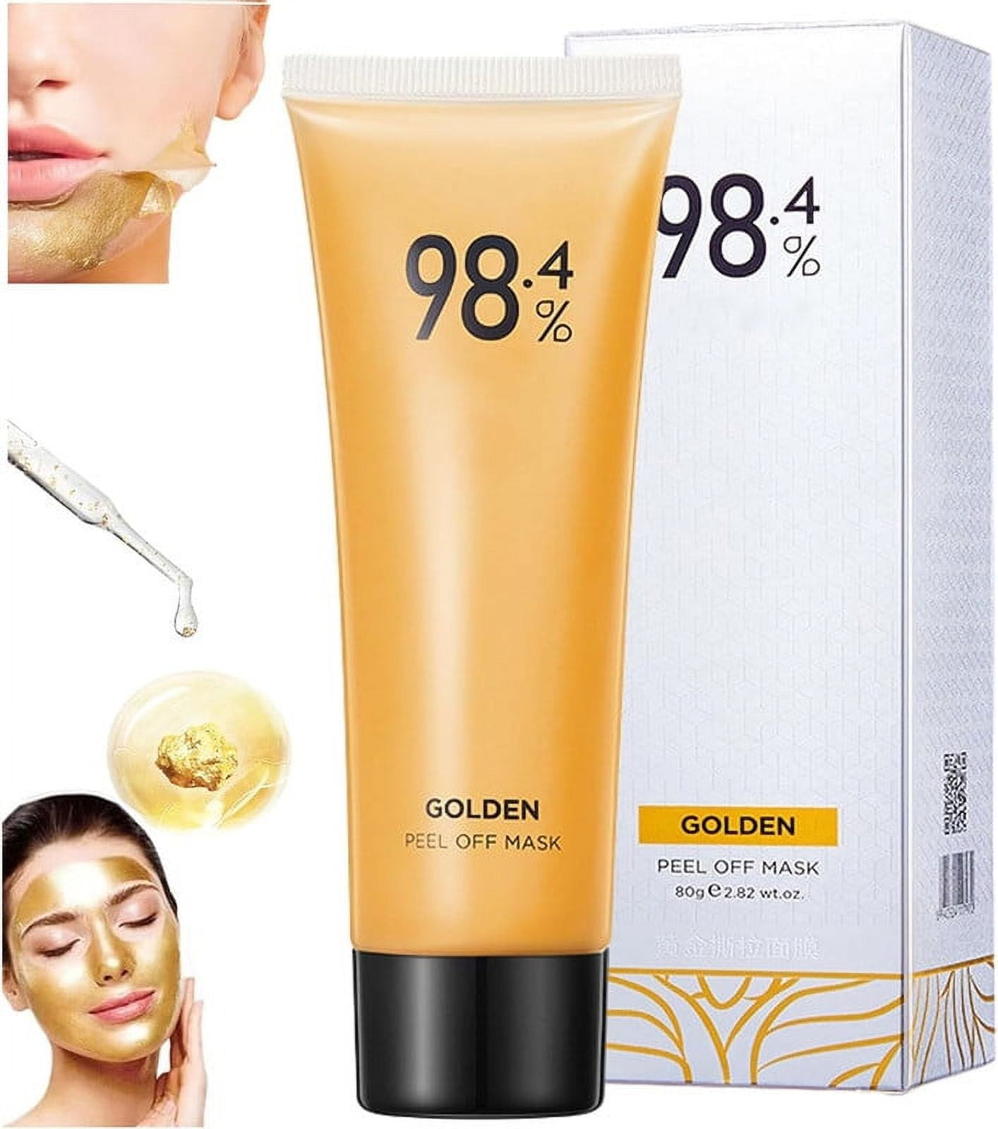 98.4 Gold Facial Mask, AntiWrinkle Gold Mask, Gold Peel Off Face Mask