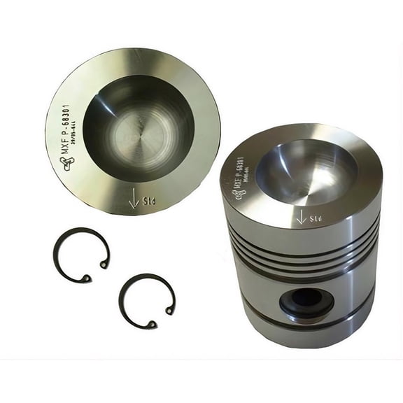 98.48mm Engine Piston Compatible with JCB 3CX Backhoe Loader 4.236 3.86L 4-Cylinder Naturally Aspirated Diesel Standard U5LP0035 82878 (1972-1997) 3637516M91 735187M91 743110M91 68301