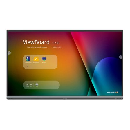 ViewSonic IFP9851 98 Inch 4K ViewBoard Interactive Smart Board with Integrated Education Software, Android 14, Google EDLA, 50-Point Touch, Built-in Microphone, HDMI, VGA, USB Hub, and USB C Inputs