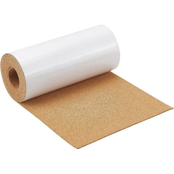 98.4x7.8Inches Self-Adhesive Cork Roll 2mm Thick Strong Self-Adhesive Cork Boards Coasters CorkSheets
