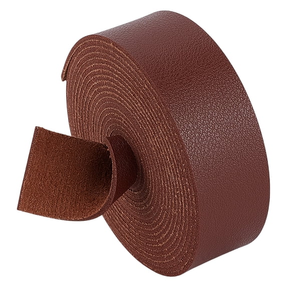 98 Inch Lychee Pattern Leather Strap 1inch Wide Single Side Imitation Flat Leather Cord Craft Projects Pet Collars Belts Jewelry