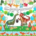 thumbnail image 1 of 98 Pack Dinosaur Birthday Party Supplies, All-in-One Dinosaur Themed Decoration Set for Party Decoration, 1 of 7