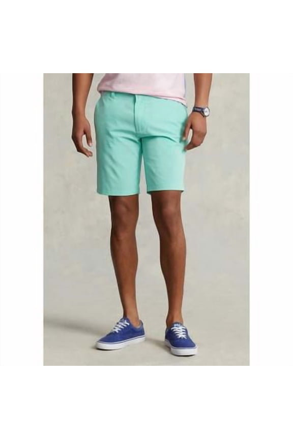 $98 Polo Ralph Lauren Mens Hybrid Chino Swim 9 Shorts, Seafoam Green, 38