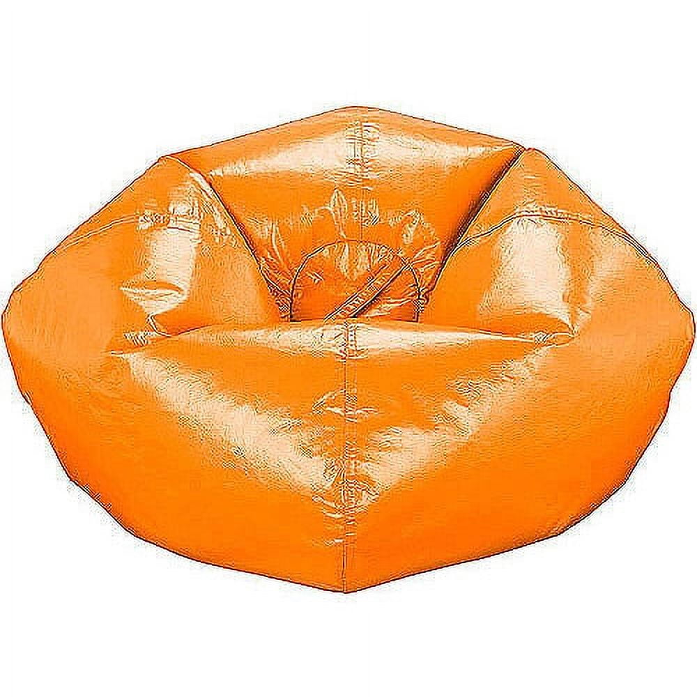 98" Round Vinyl Shiny Bean Bag Large, Or