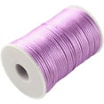 thumbnail image 1 of 98 Yards Rattail Polyester Craft Thread Cord 2mm Satin Trim Cord Chinese Knotting Beading Cord for DIY Jewellery Making Macrame Kumihimo Shamballa Friendship Bracelets – Medium Orchid, 1 of 6
