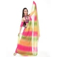 thumbnail image 1 of 98 x 47in Lightweight Imitated Silk Fabric Scarf Belly Dance Scarf Hand Scarf Veils Shawls, 1 of 6