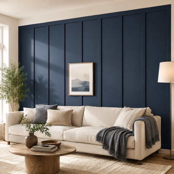 98 x 95 Inches Mdf Board and Batten Wall Panel Kit Wainscoting
