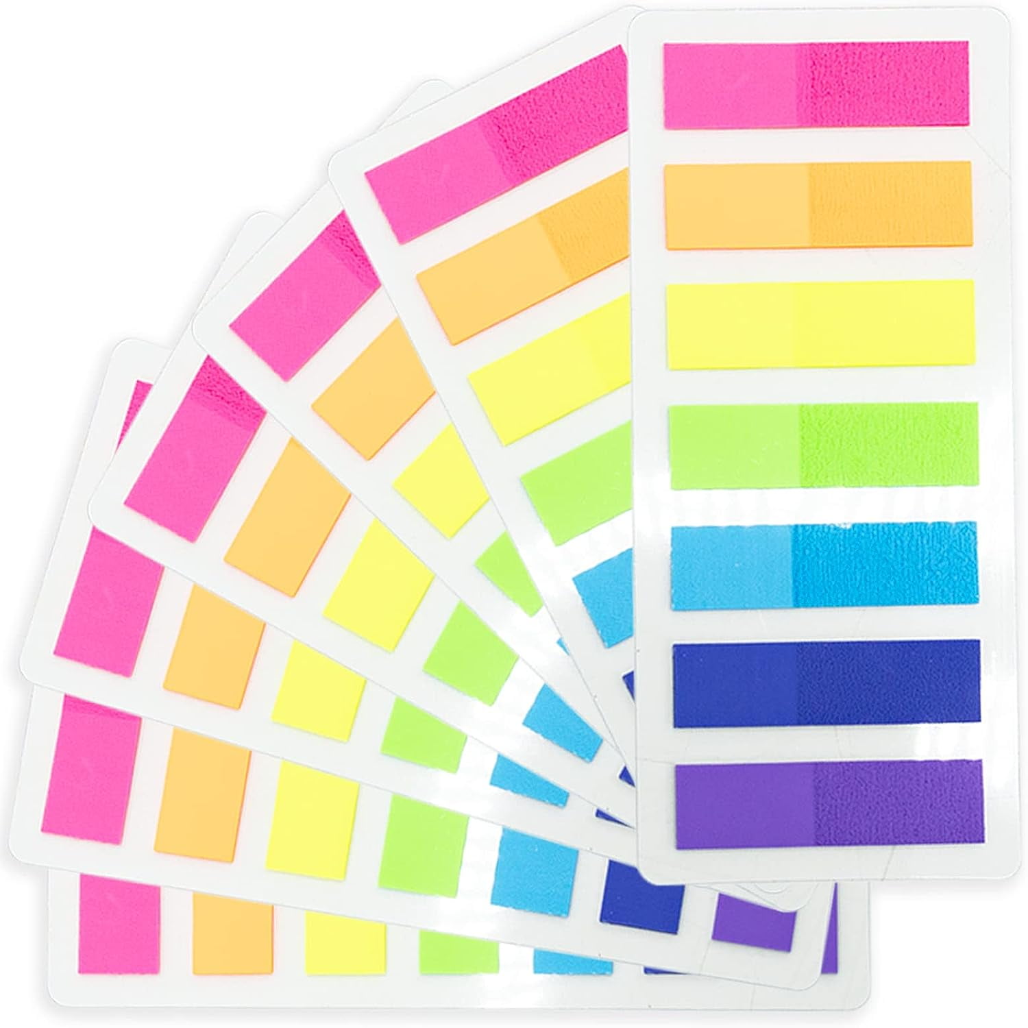 980 Pcs Writable Sticky Notes (7 Pack), Index Tabs Translucent Book ...