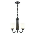 thumbnail image 1 of 9803-MB-Millennium Lighting-Ivey Lake - 3 Light Chandelier-15.5 Inches Tall and 15 Inches Wide-Matte Black Finish    -Traditional Installation, 1 of 5