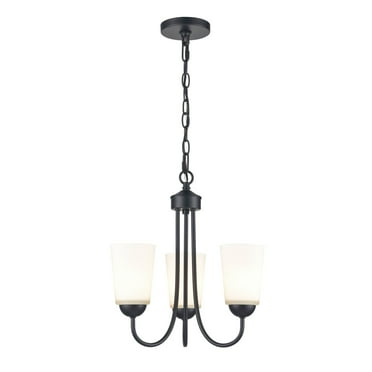 9803-MB-Millennium Lighting-Ivey Lake - 3 Light Chandelier-15.5 Inches Tall and 15 Inches Wide-Matte Black Finish    -Traditional Installation