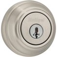 thumbnail image 1 of 982 Single Cylinder Satin Nickel UL-Rated Deadbolt Featuring SmartKey, 1 of 7