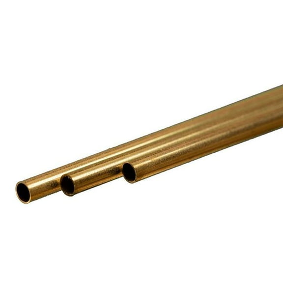 9836 Thin Wall Brass Tube 4mm OD x .225mm Wall (3)