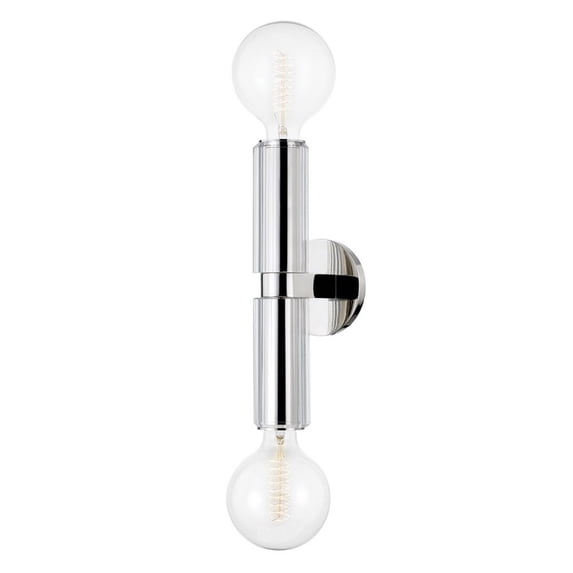 9842-PN-Hudson Valley Lighting-Gilbert - 2 Light Wall Sconce in Modern/Transitional Style - 5 Inches Wide by 24.75 Inches High-Polished Nickel Finish