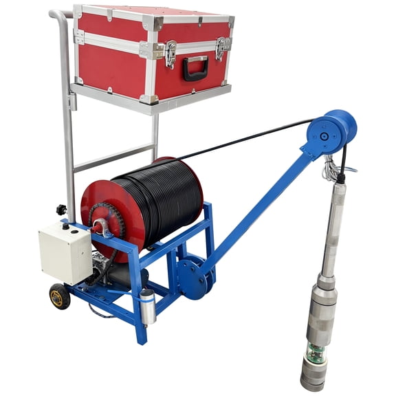 984Ft/300m Underground Deep Water Well Logging Pipe Waterproof Inspection Borehole Camera 220V