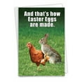 thumbnail image 1 of 9858 Humor Easter Card ' Eggs Made ' with Envelope by NobleWorks, 1 of 6