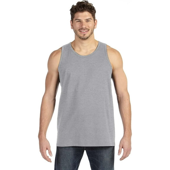 986 Anvil Adult Lightweight Tank Heather Grey S