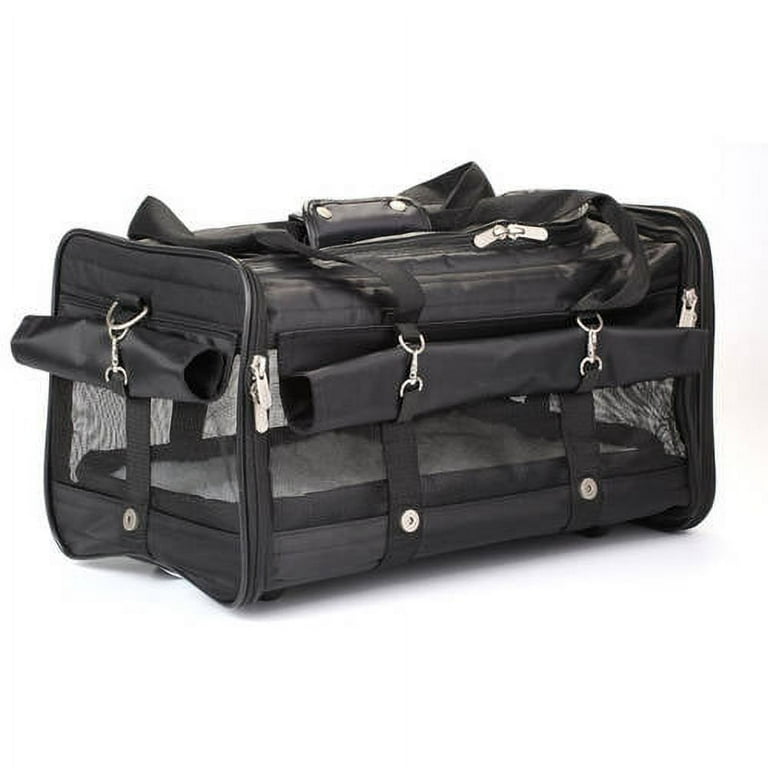 987912 Sherpa Pet On Wheels Medium Black 18