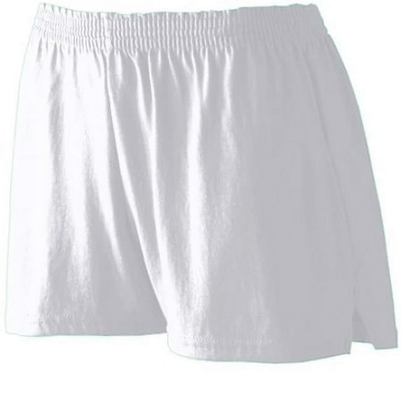 987A Ladies Junior Fit Jersey Short, Athletic Heather, 2X