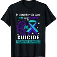 thumbnail image 1 of 988 Suicide Prevention Awareness Semi-Colon Mental Health T-Shirt, 1 of 3