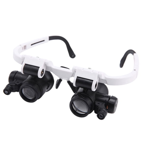 9892H-1 Spectacle Magnifier Multifunctional Headband Magnifying Glasses with Light 8X 15X 23X Lens