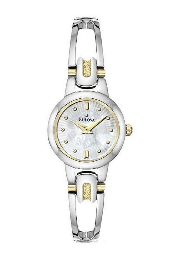 98L141 Women's Two Tone MOP Dial Stainless Steel Watch