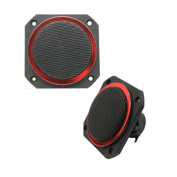 98MM Square Tweeter Speakers With Mesh Cover For Indoor And Outdoor Music