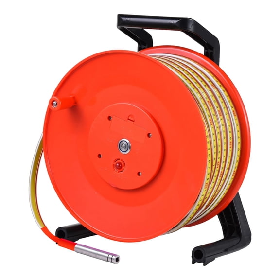98ft/30m Well Water Depth Gauge, Water Levels Meter Depth Gauge with Stainless Steel Probe, Well Waters Level Indicator Waters Levels Measurement for Boreholes, Tanks and Water-Pipes