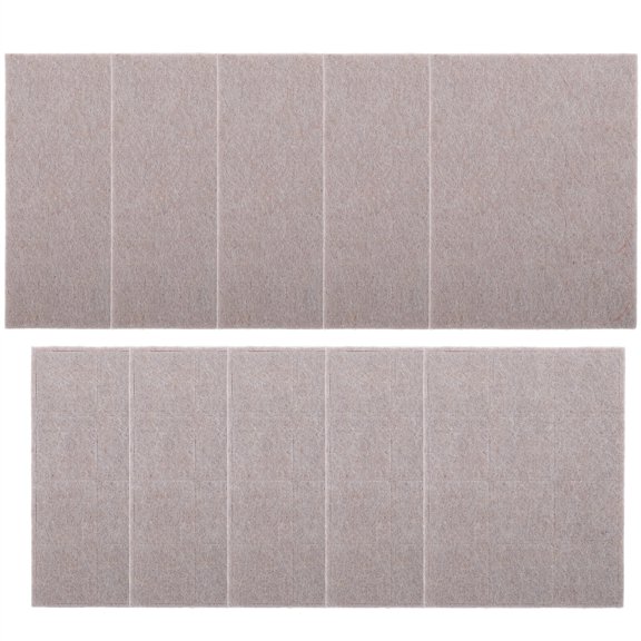 FELTECHELECTR 98-Piece Beige Anti-Skid Pads for Table and Chair Legs, Protect Hardwood, Tile, Cement Floors