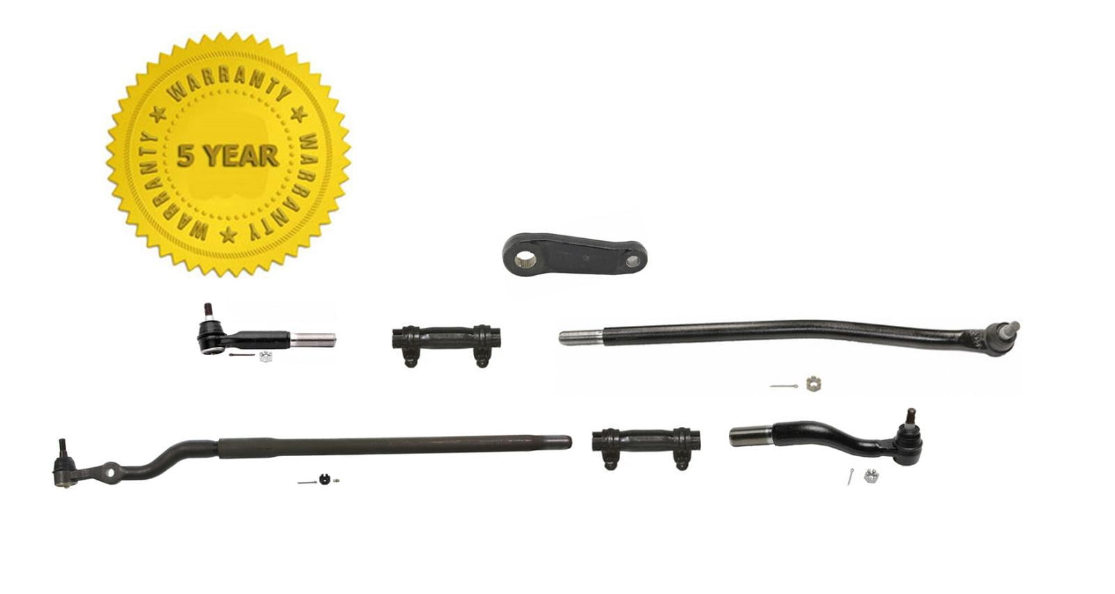 9904 F250 F350 Super Duty 4x4 Pitman Arm & Tie Rods 7pc Kit