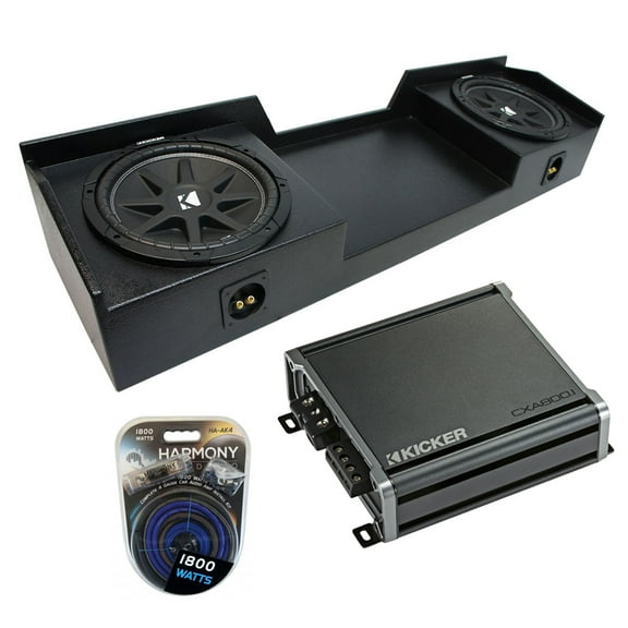 99-06 Chevy Silverado Ext Truck Kicker Comp C12 Dual 12" Rhino Sub Box CXA800.1