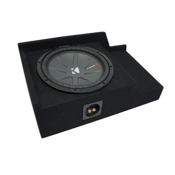 99-06 GMC Sierra Ext Cab Truck Kicker CompR CWR10 Single 10" Sub Box Final 2 Ohm
