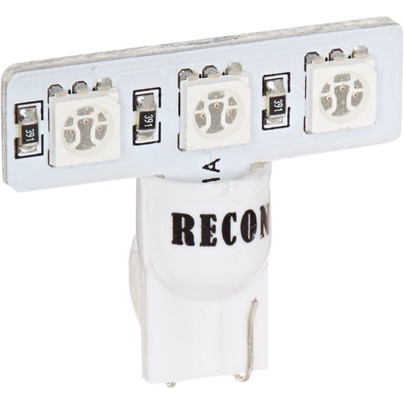 RECON - Fits 1999-2016 Super Duty F250 F350 F450 F550 1999-2016 T10 3- Watt Cab Light White LED Bulbs - (5 Piece Kit) (Amber LED)