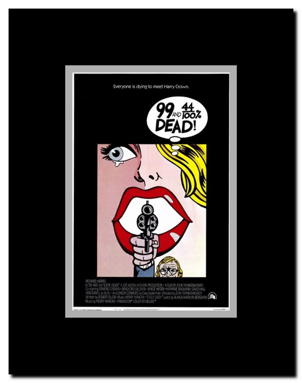 99 44-100Ths Dead Framed Movie Poster