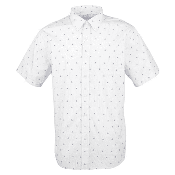 $99.50 Southern Tide Sink or Swim Short Sleeve Sport Shirt Seven Seas Blue SM.