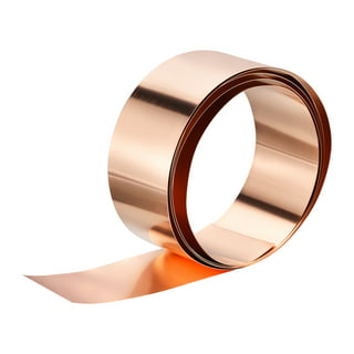 Uxcell Copper Thin Foil Roll Sheet, 0.3x20x1000mm Pure Copper Foil Sheet  Roll Copper Strip