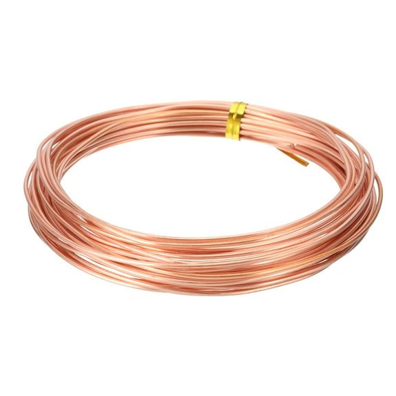 99.9% Pure Copper Wire for Jewelry Making, 16 Gauge (1.3mm) Copper Craft Wire 24.6 Feet