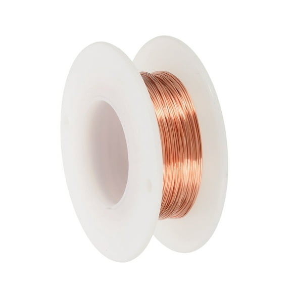 99.9% Pure Copper Wire for Jewelry Making, 26 Gauge (0.4mm) Copper Craft Wire 100 Feet