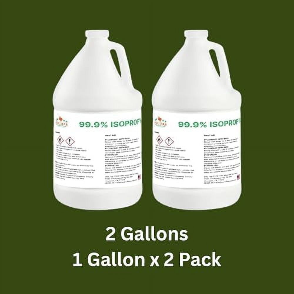99.9% Pure Isopropyl Alcohol, 99.9 Percent IPA 1 Gallon, USP Grade, Made in The USA (100 Gallon) (2 Gallon / 256 Oz)