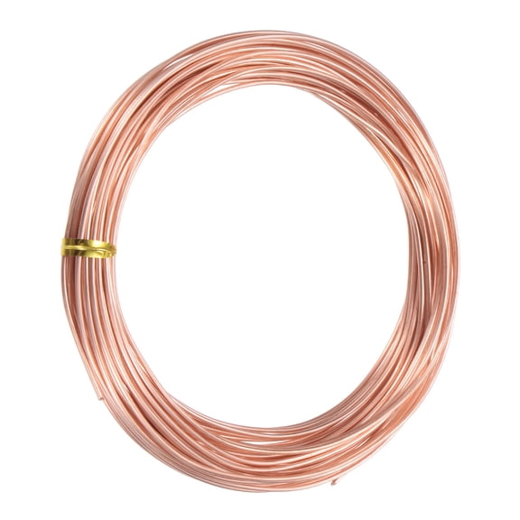 99.9% Soft Copper Wire, 17 Gauge 16FT Pure Copper Wire Craft Wire for DIY [1.2mm, 10M]
