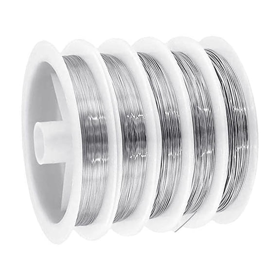 99.99% High Purity Zinc Wire for Thermal Spray & Cathodic Protection - 0.5mm Dia for Industrial Coating, Scientific Experimens(Length 10M,5Rolls)