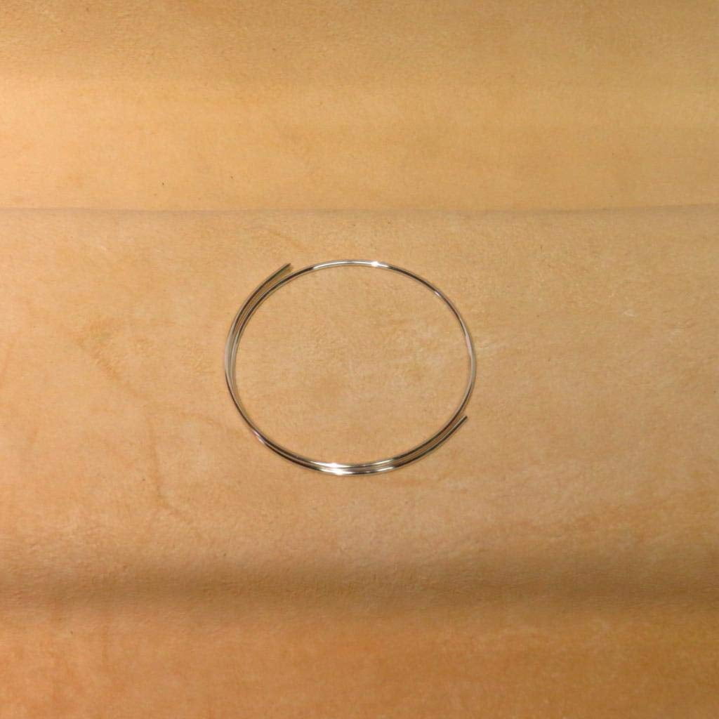 99.995 Pure Silver Wire 14 Gauge • 48inch Coil (4 feet) • Origin USA