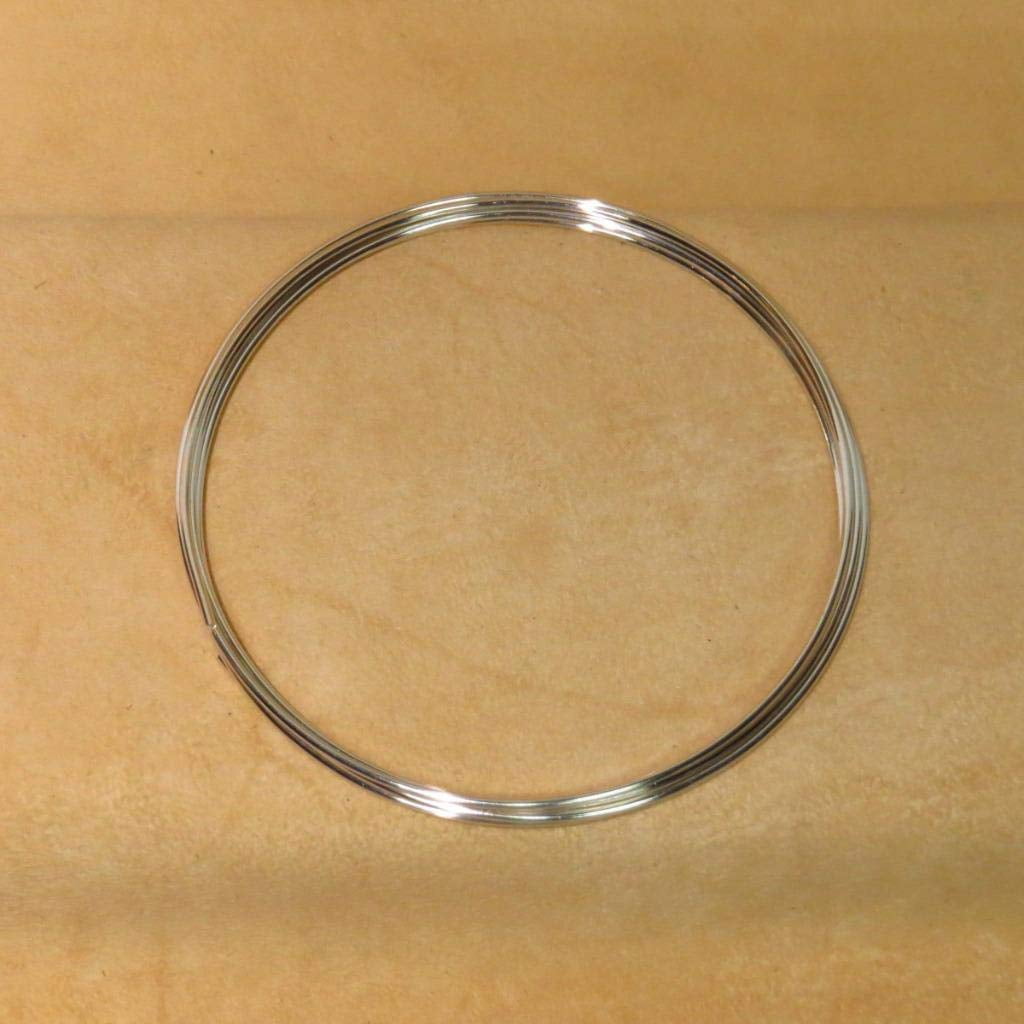 99.995% Pure Silver Wire 14 Gauge • 60-inch Coil (5 feet) • Origin USA ...