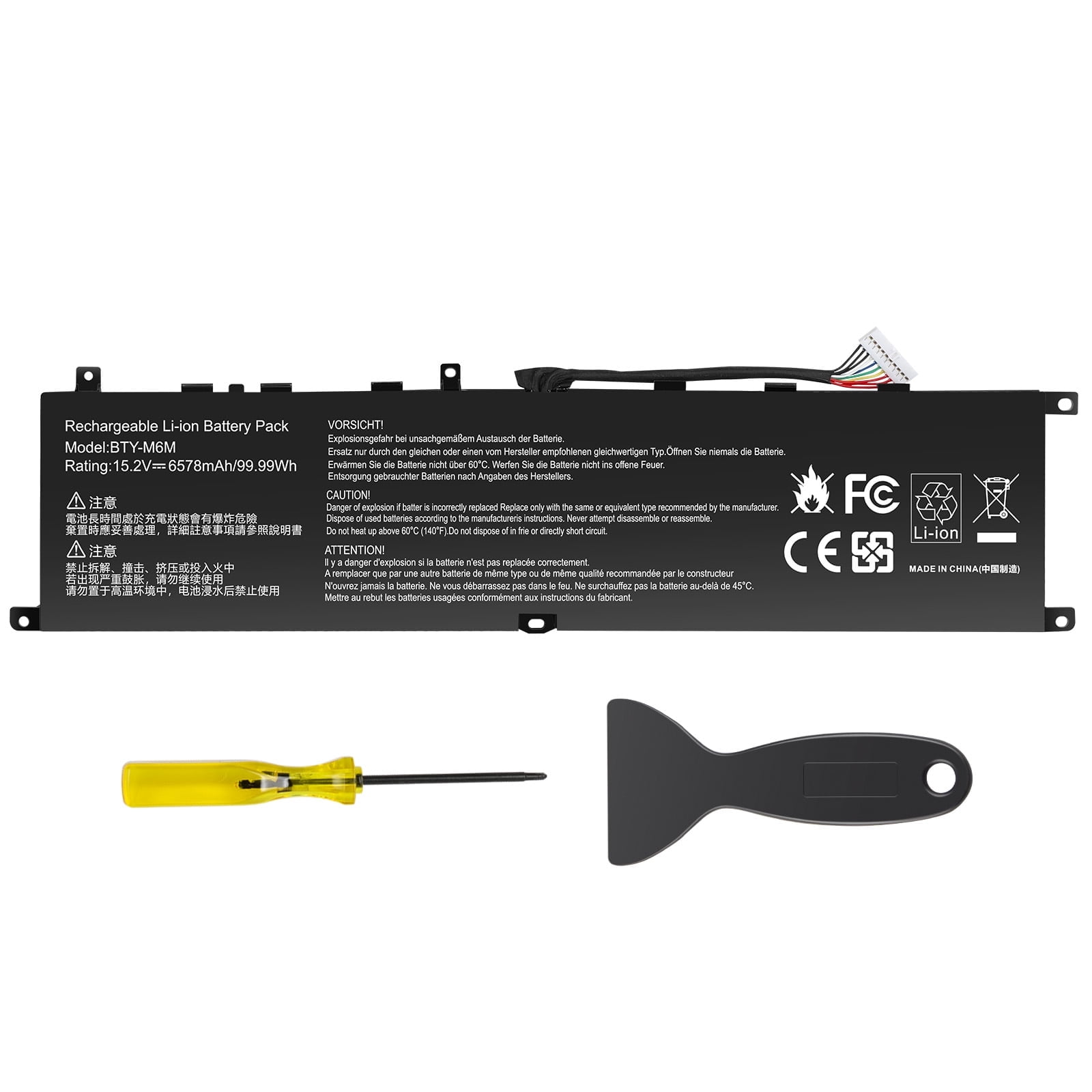 Laptop Battery Msi Ge76 Dragon Tiamat 10uh SupStone BTY-M6M Laptop