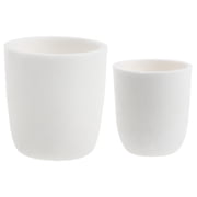 99% Al2O3 Alumina Cylindrical Lab Crucible Melting Pot Container 20ml 10ml