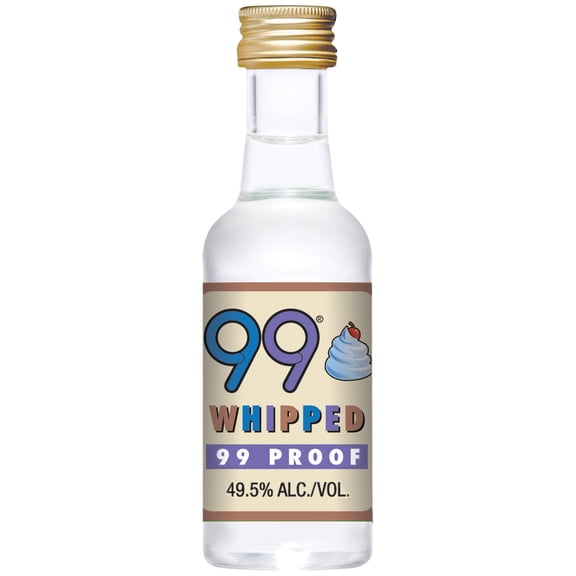 99 Brand Whipped Liqueur, 50ml Liquor, 49.5% Alcohol