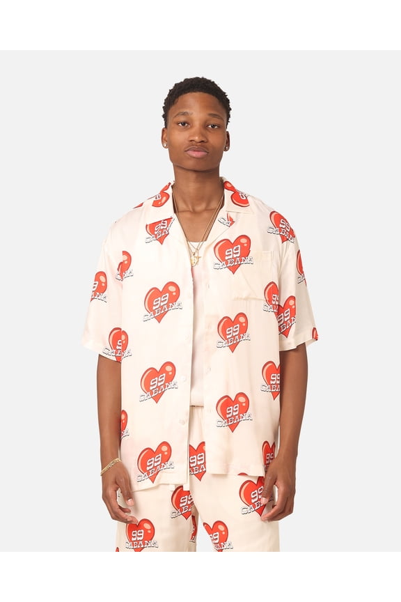 Roaming Hearts Ss Button Up