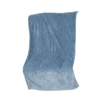 99% Cotton Flannel Blanket 50x60 Inch All-Season Air Conditioning Sofa Throw Lightweight Nap Blanket Machine Washable Solid Color Bed Couch Decor (Blue)​