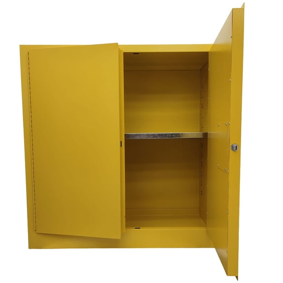 99 Gallon Flammable Liquid Storage Cabinet Fireproof Chemical Safety Cabinet 43*18*44In