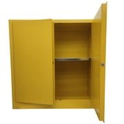 99 Gallon Flammable Liquid Storage Cabinet Fireproof Chemical Safety Cabinet 43*18*44In